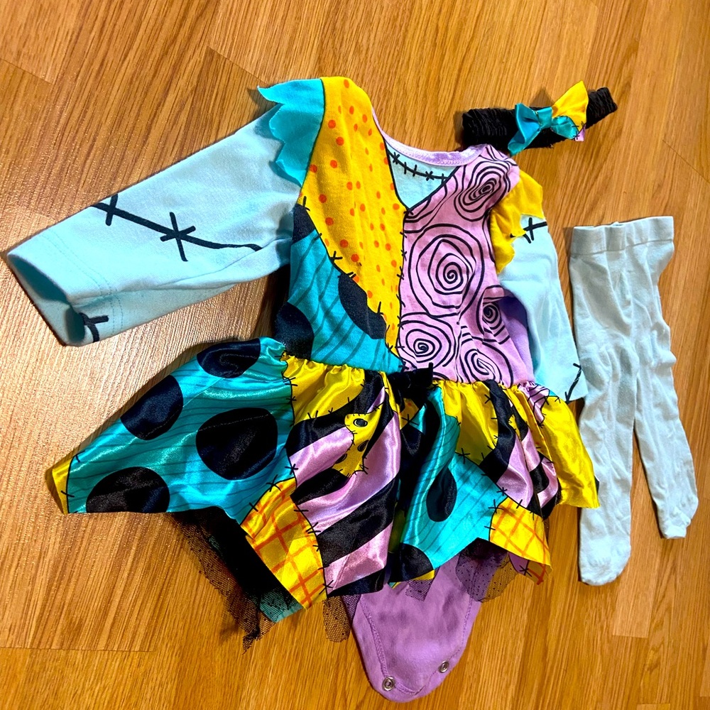 Nightmare before Christmas Baby girl Sally 0-6 month outfit costume